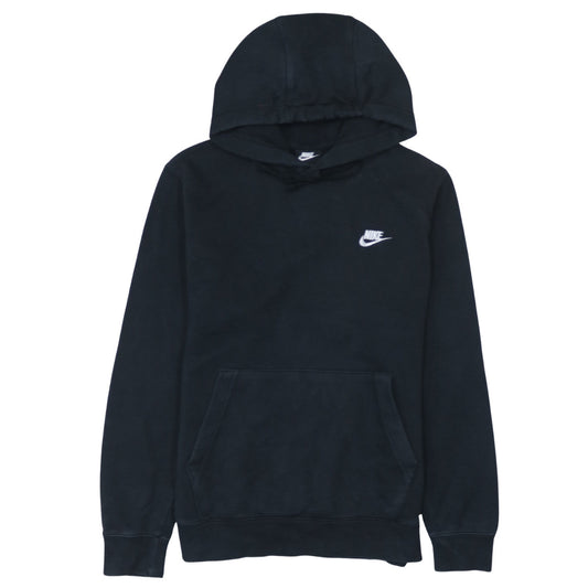 Nike Men's Black Small Pullover Hoodie with Logo