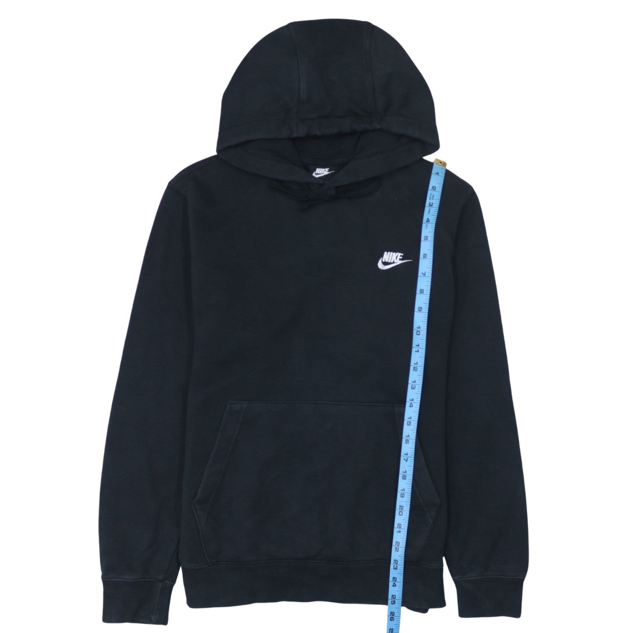 Nike Men's Black Small Pullover Hoodie with Logo