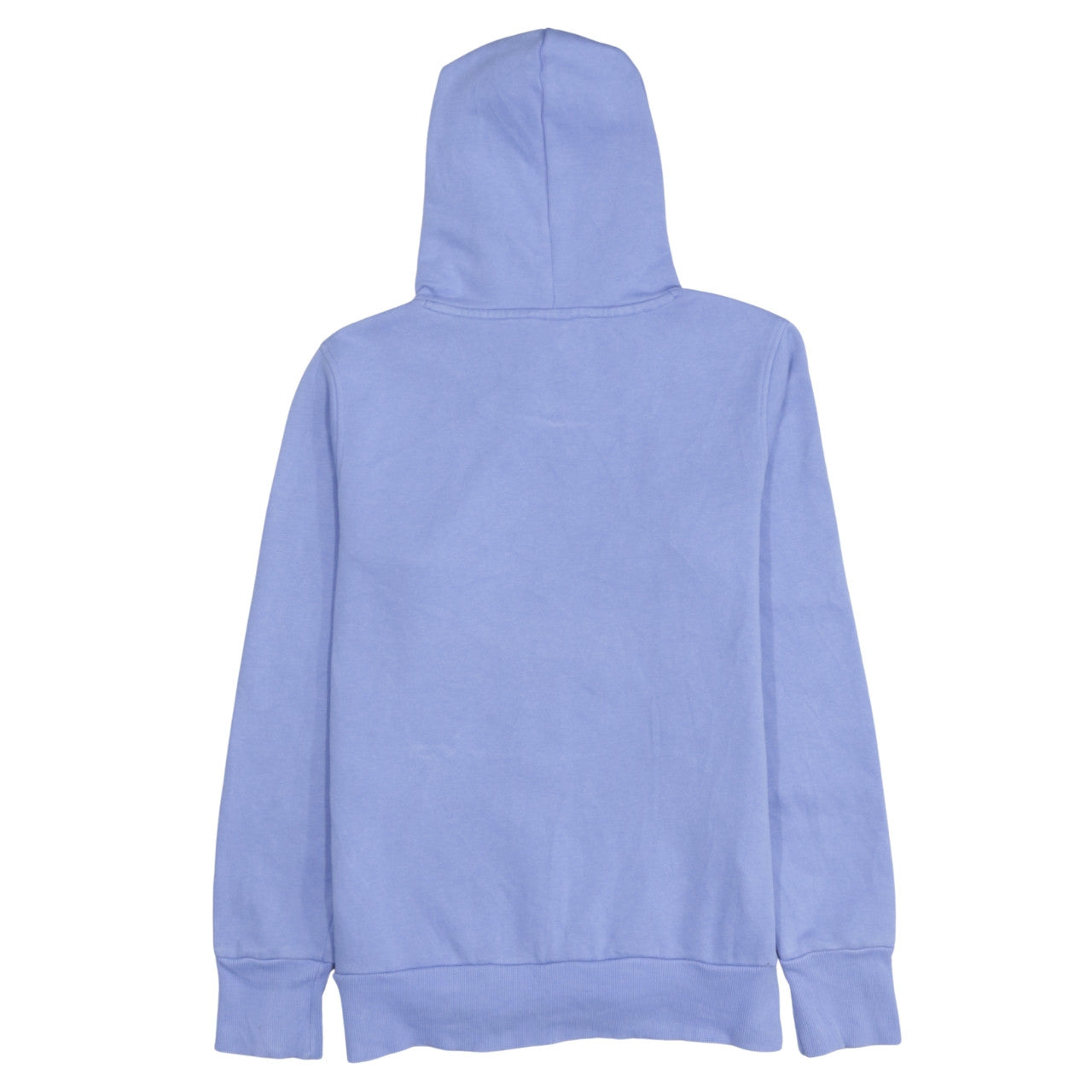 Puma Womens Blue Pullover Hoodie Size 12 Cotton Blend Logo Sweatshirt