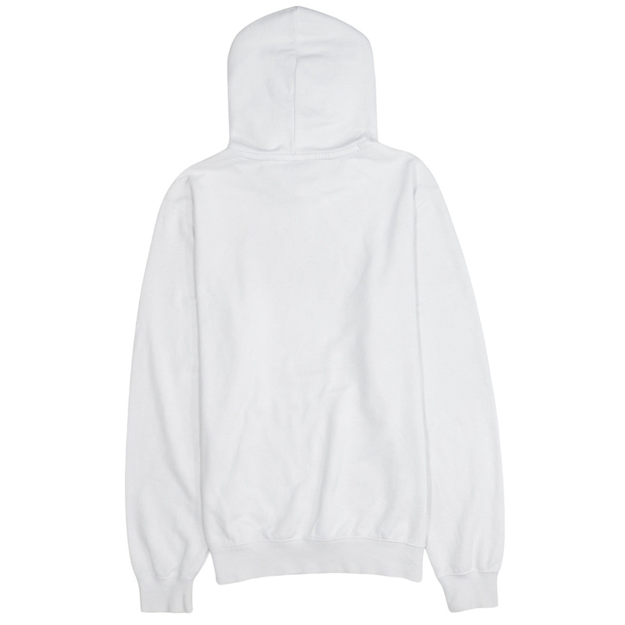 Champion Men's White Pullover Hoodie Size L Logo Fleece Sweatshirt
