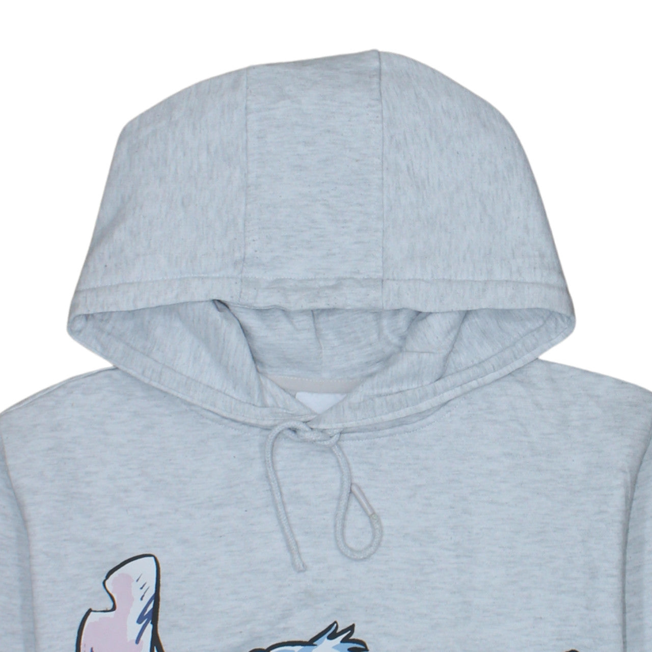 Disney Womens Grey Stitch Hoodie 2XS Pullover Graphic Print Casual