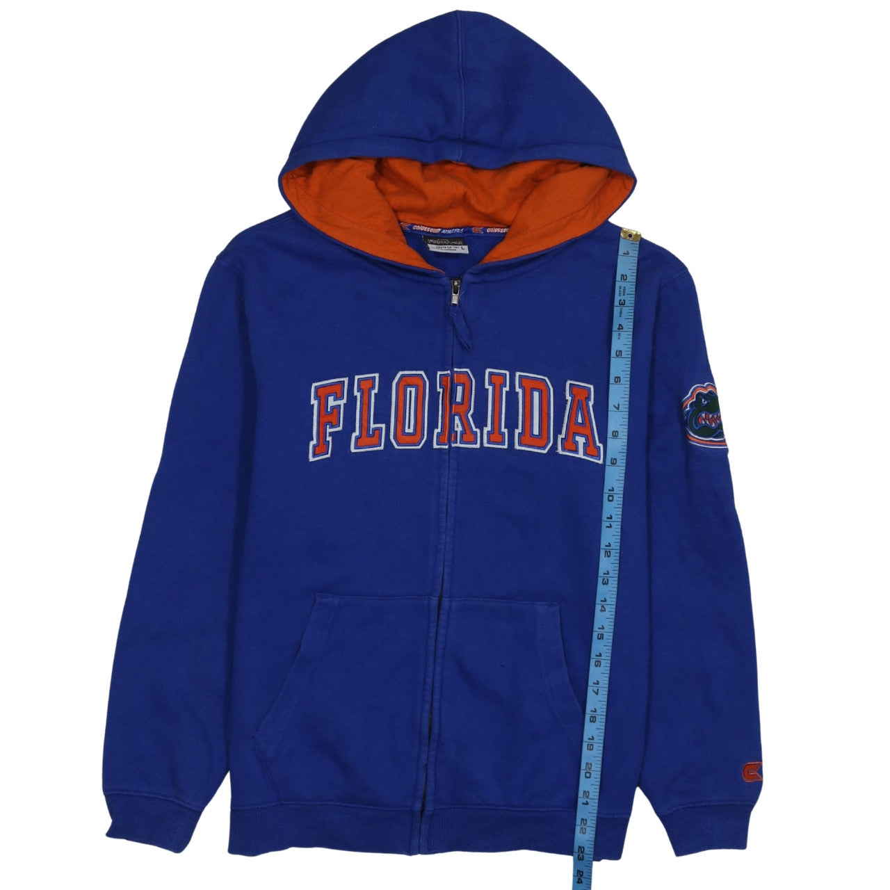 Colosseum Athletics Boys Blue Full Zip Florida Hoodie L 16-18 Fleeced