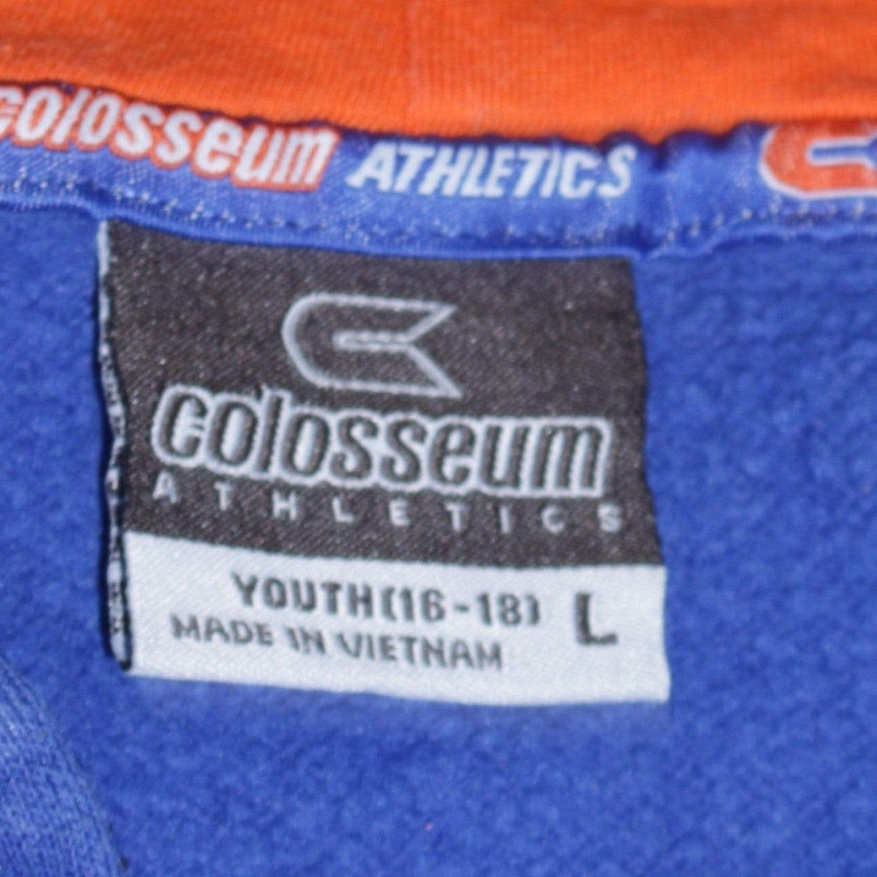Colosseum Athletics Boys Blue Full Zip Florida Hoodie L 16-18 Fleeced