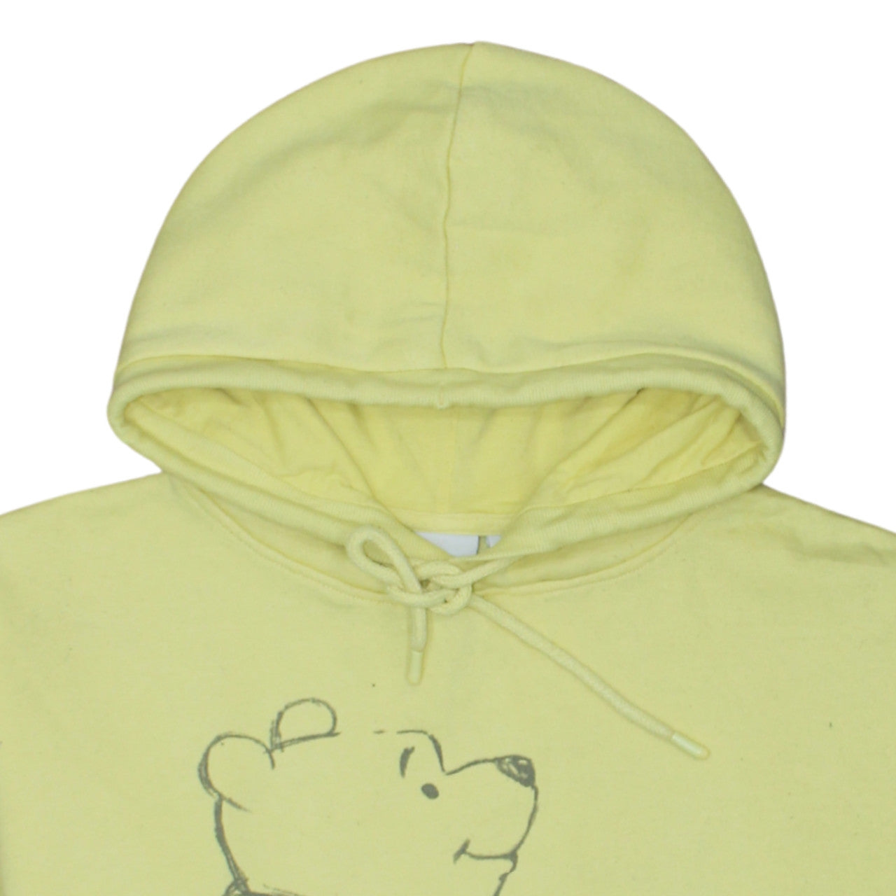 Disney Primark Women's Yellow Winnie the Pooh Pullover Hoodie 2XS