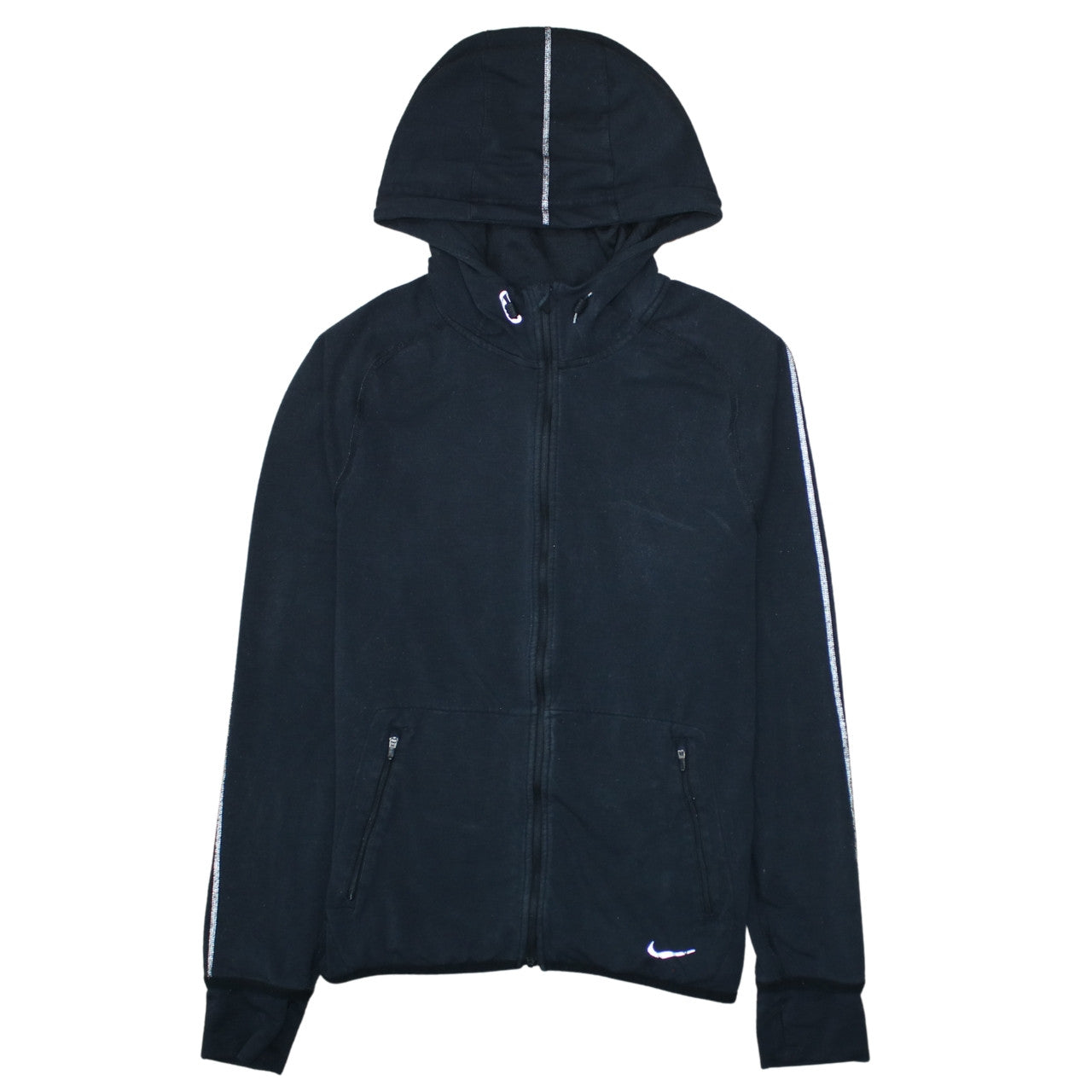 Nike Men's Black Dri-FIT Full Zip Hoodie Size M Sportswear
