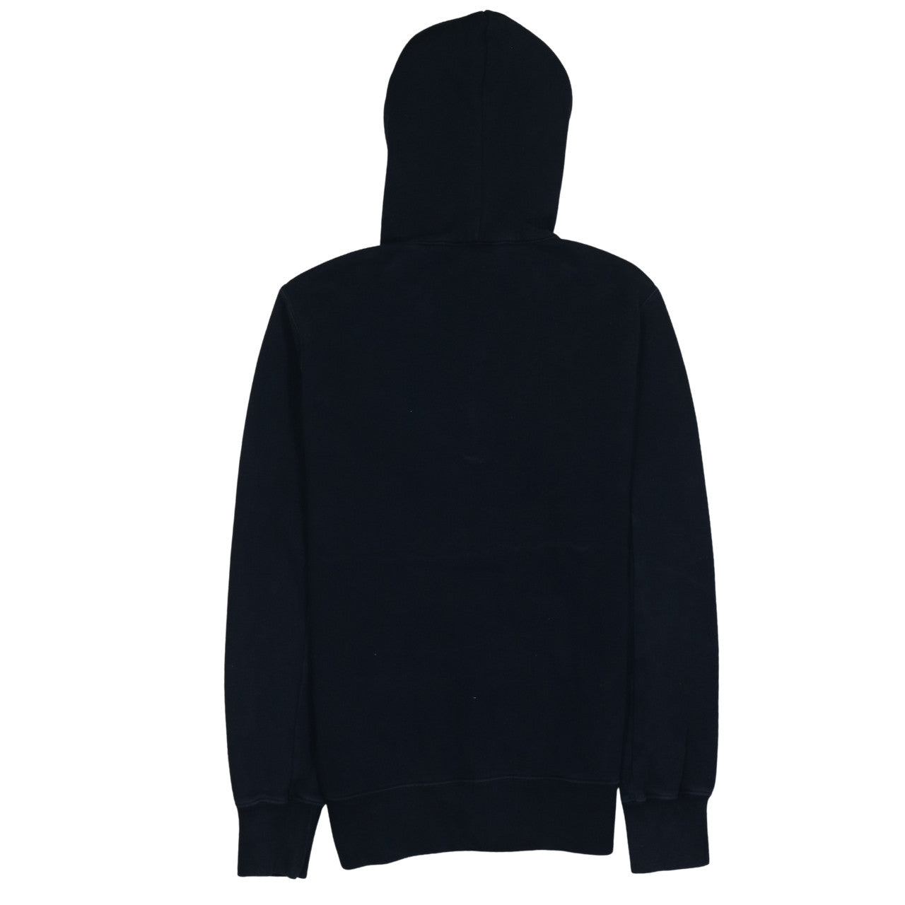 Champion Men's Blue Grey 1/4 Zip Hoodie Size S Colour Block Fleece