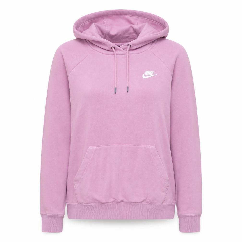 Nike Women Pink Pullover Hoodie Small Cotton Blend Casual