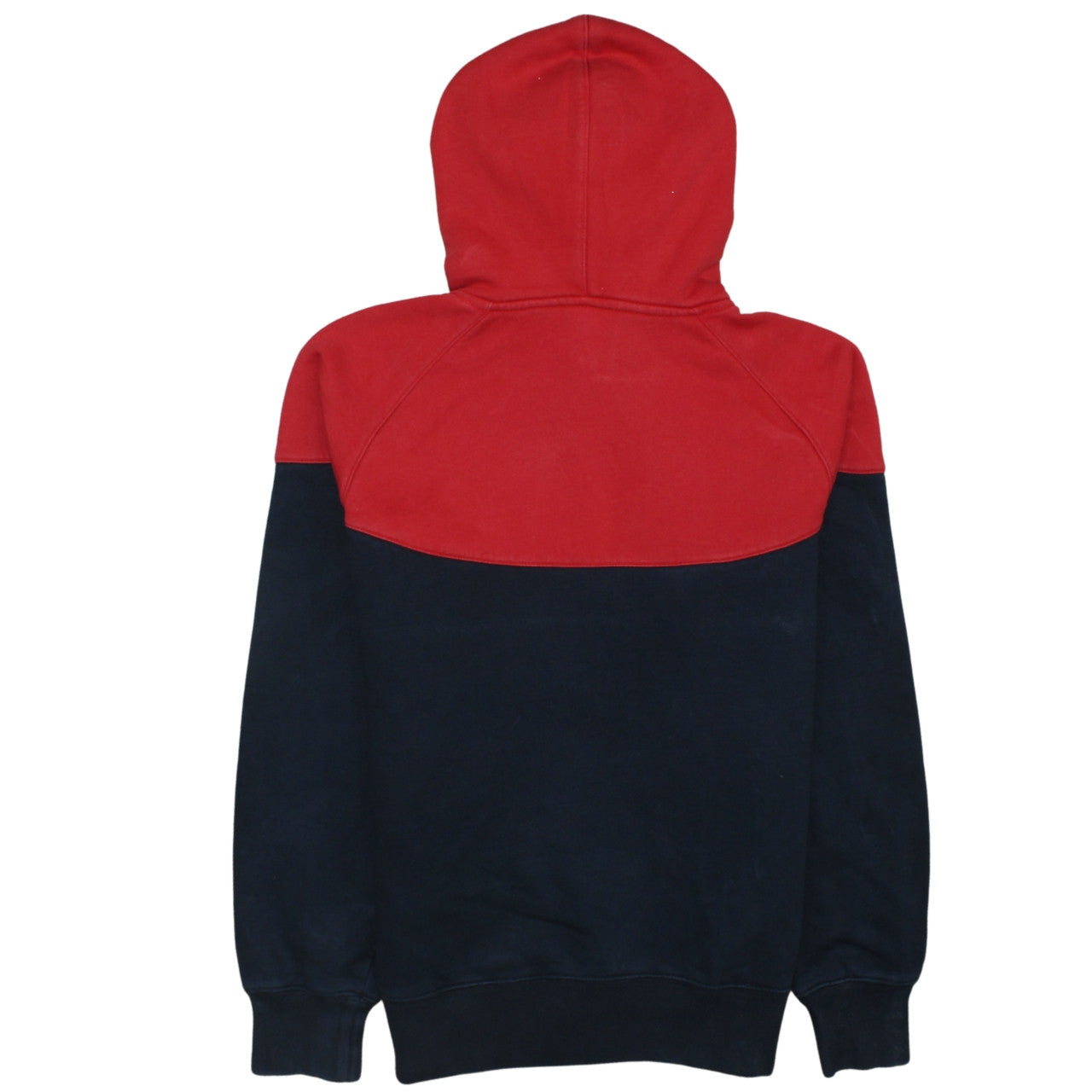 Nike Men's Red and Blue Pullover Hoodie Medium Fleece Sportswear