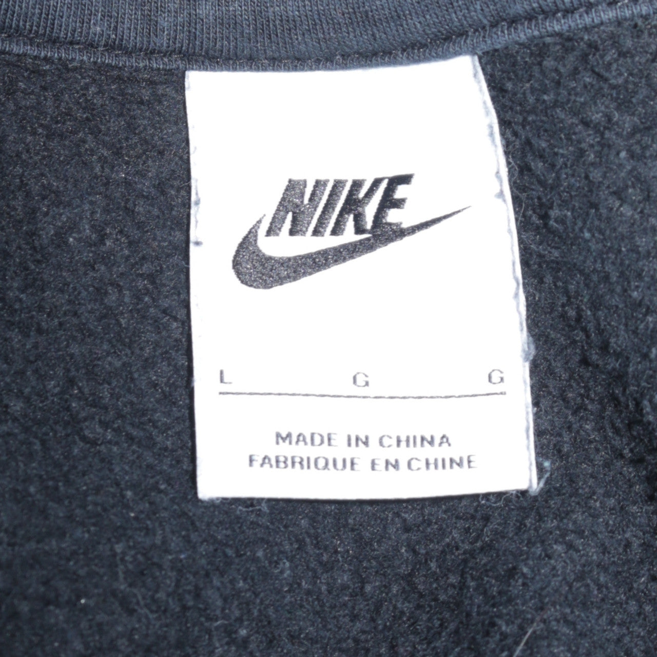 Nike Men's Black Fleece 1/2 Zip Pullover Sweatshirt Size L