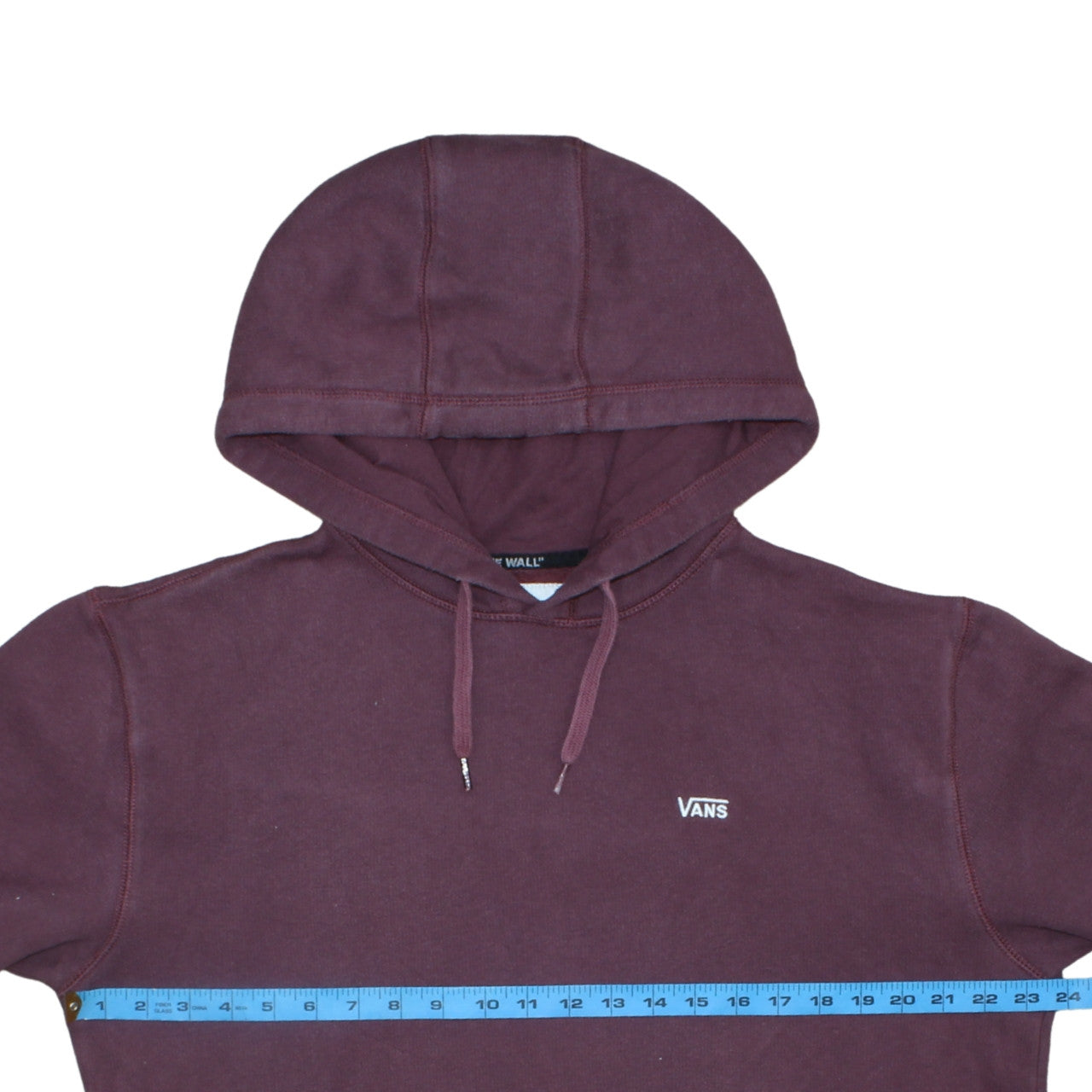 Vans Men’s Brown Pullover Hoodie Size L Fleece Regular Fit