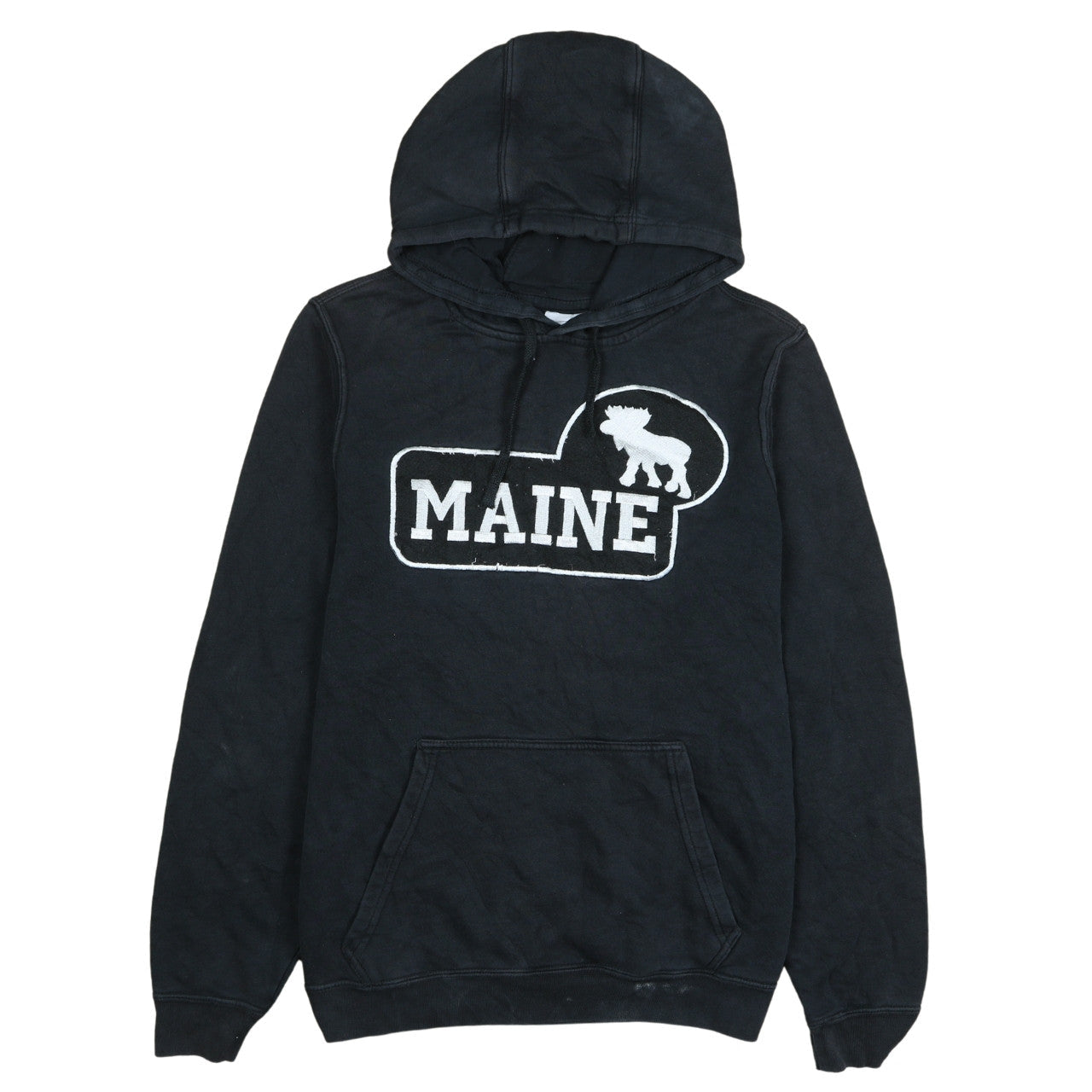 Avalex Sportline Men's Black Small Pullover Hoodie MAINE Graphic