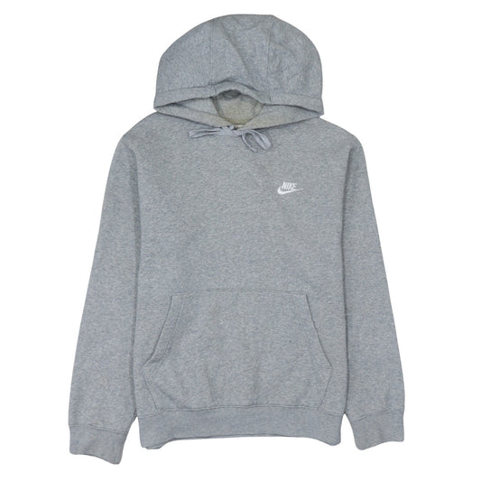 Nike Men's Grey Pullover Hoodie Small Regular Fit Fleece Sportswear