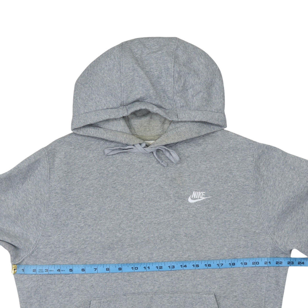Nike Men's Grey Pullover Hoodie Small Regular Fit Fleece Sportswear
