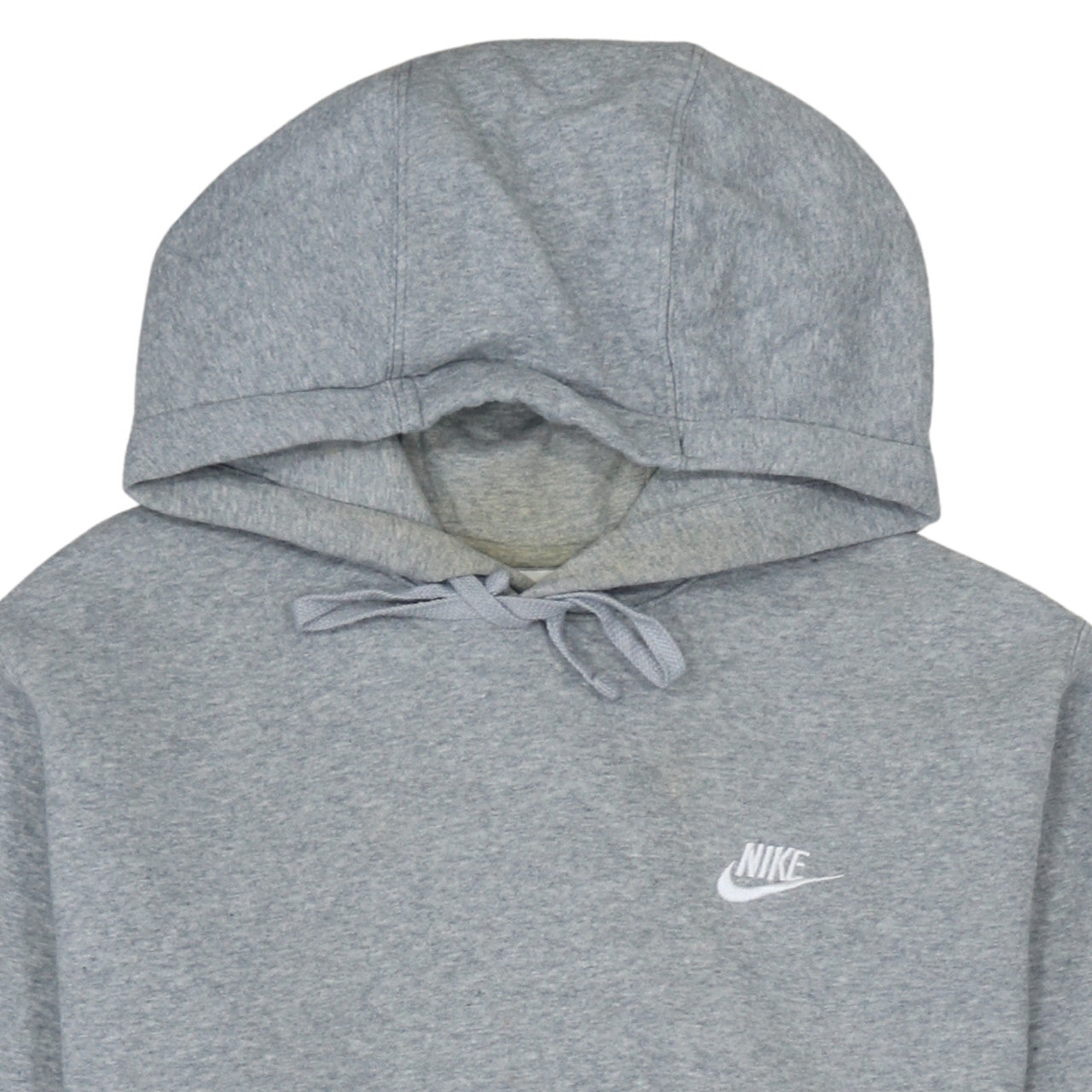 Nike Men's Grey Pullover Hoodie Small Regular Fit Fleece Sportswear
