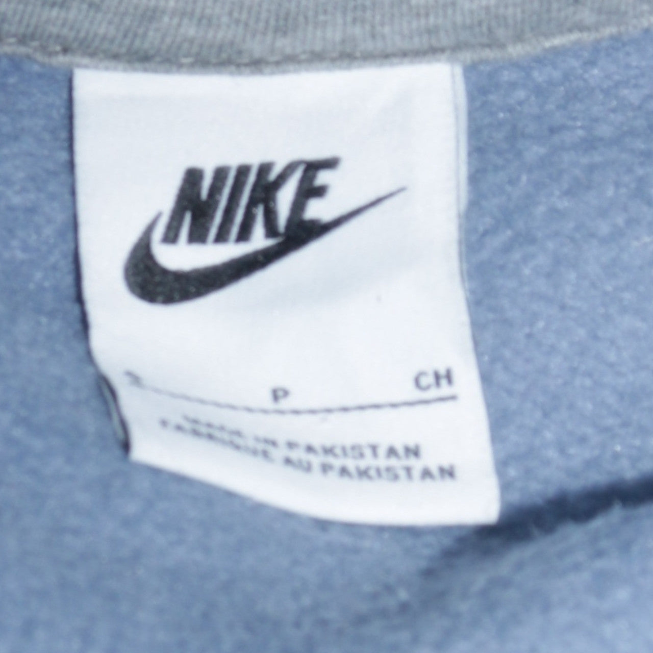 Nike Men's Blue Pullover Hoodie S Regular Fit Fleece Sportswear