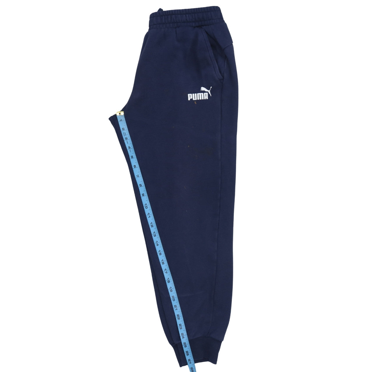 PUMA Men's Navy Blue Sweatpants Jogger Trousers Size L
