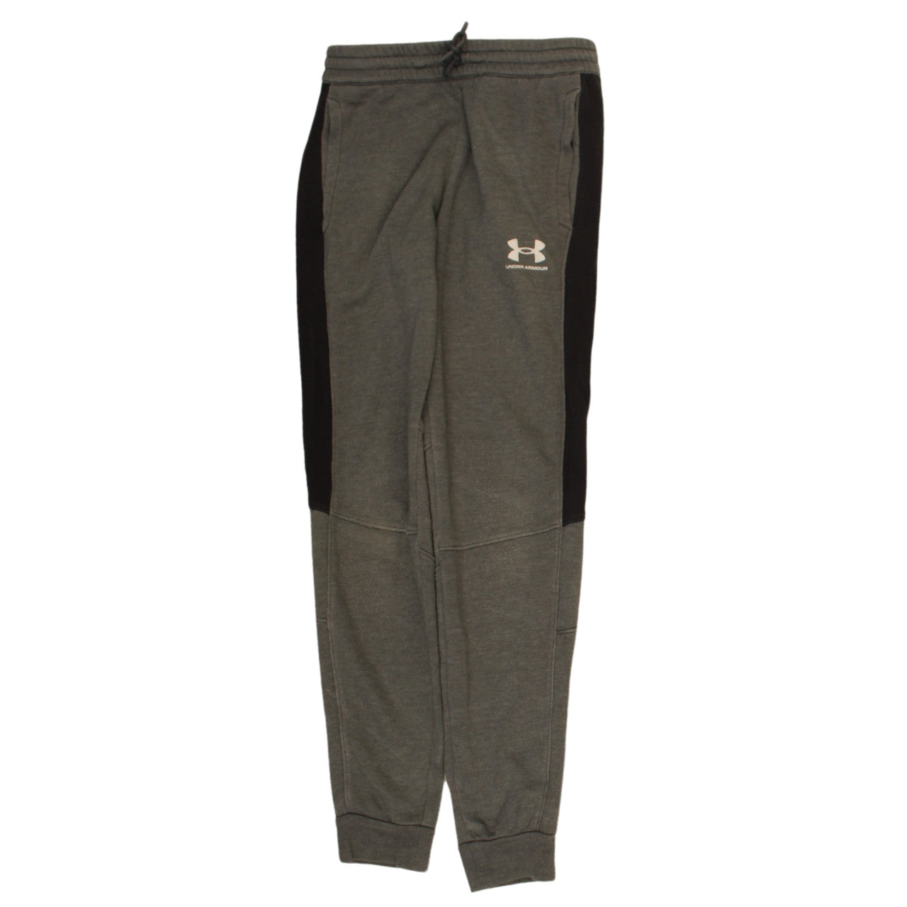 Under Armour Boys Grey Jogger Trousers Size M Elastic Waist Sportswear