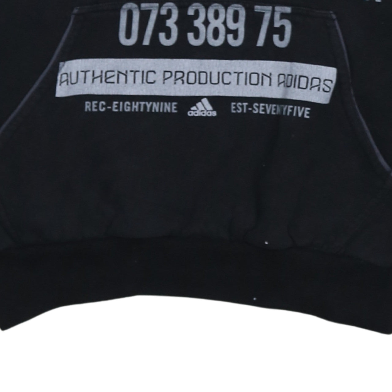 Adidas Mens Black Pullover Hoodie M Sports Fleece Sweatshirt