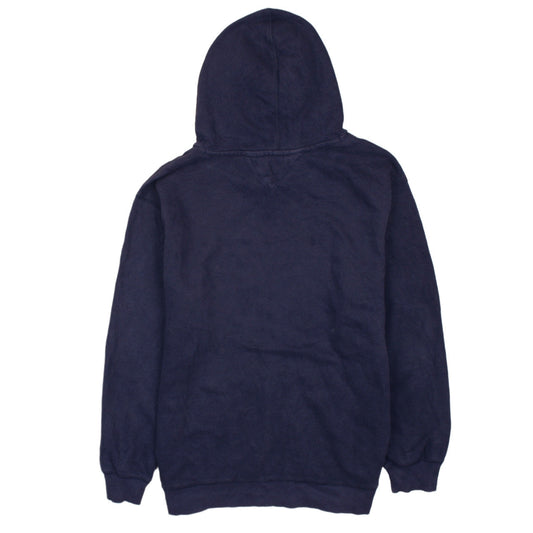 Tommy Hilfiger Men’s Blue XL Pullover Hoodie with Logo Print