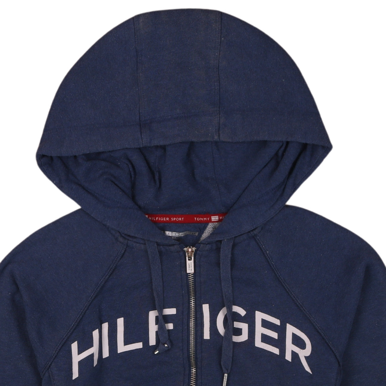 Tommy Hilfiger Men’s Blue Full Zip Hoodie XS Sport Logo