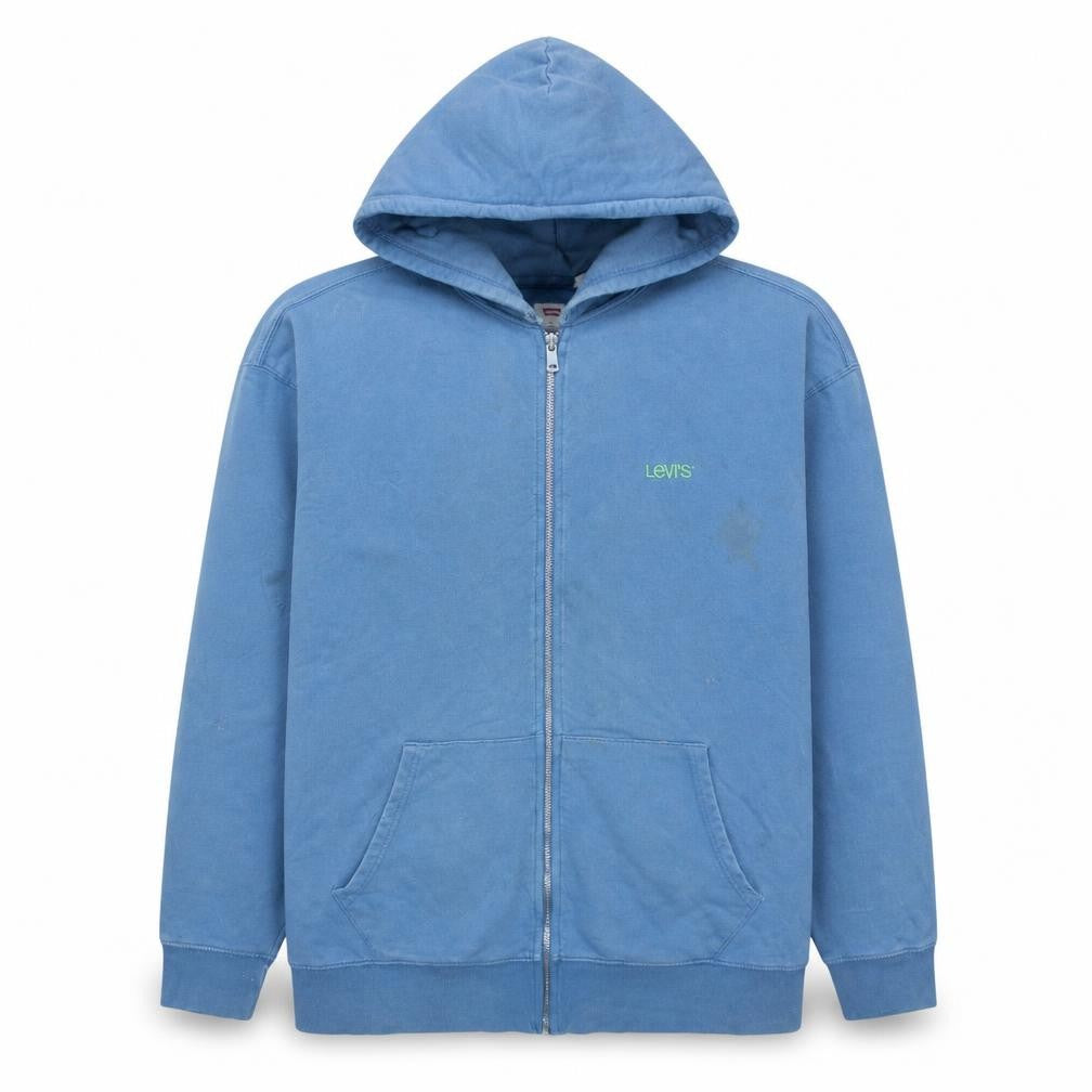 Levi's Men Blue Full Zip Relaxed Fit Hoodie XL
