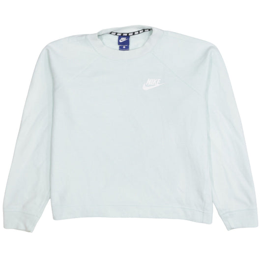 Nike Women’s Light Blue Sweatshirt L Long Sleeve Crew Neck