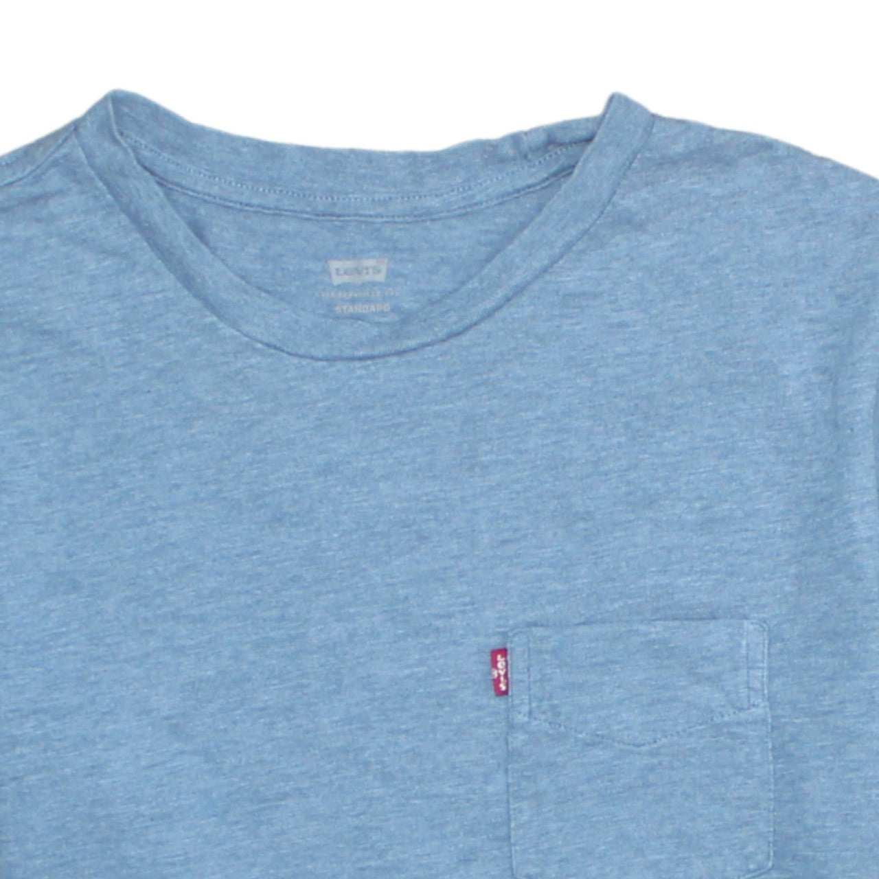 Levi's Men's Blue XS Classic Crew Neck Pocket T-Shirt