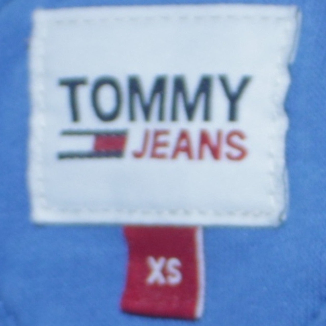 Tommy Jeans Men's Blue Pullover Hoodie XS Regular Fit Logo Design