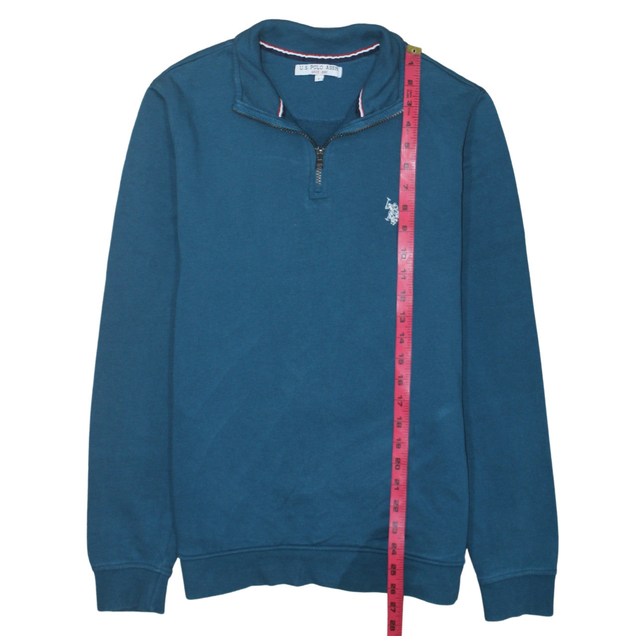 U.S. Polo Assn. Men's Blue 1/4 Zip Cotton Sweatshirt Size S