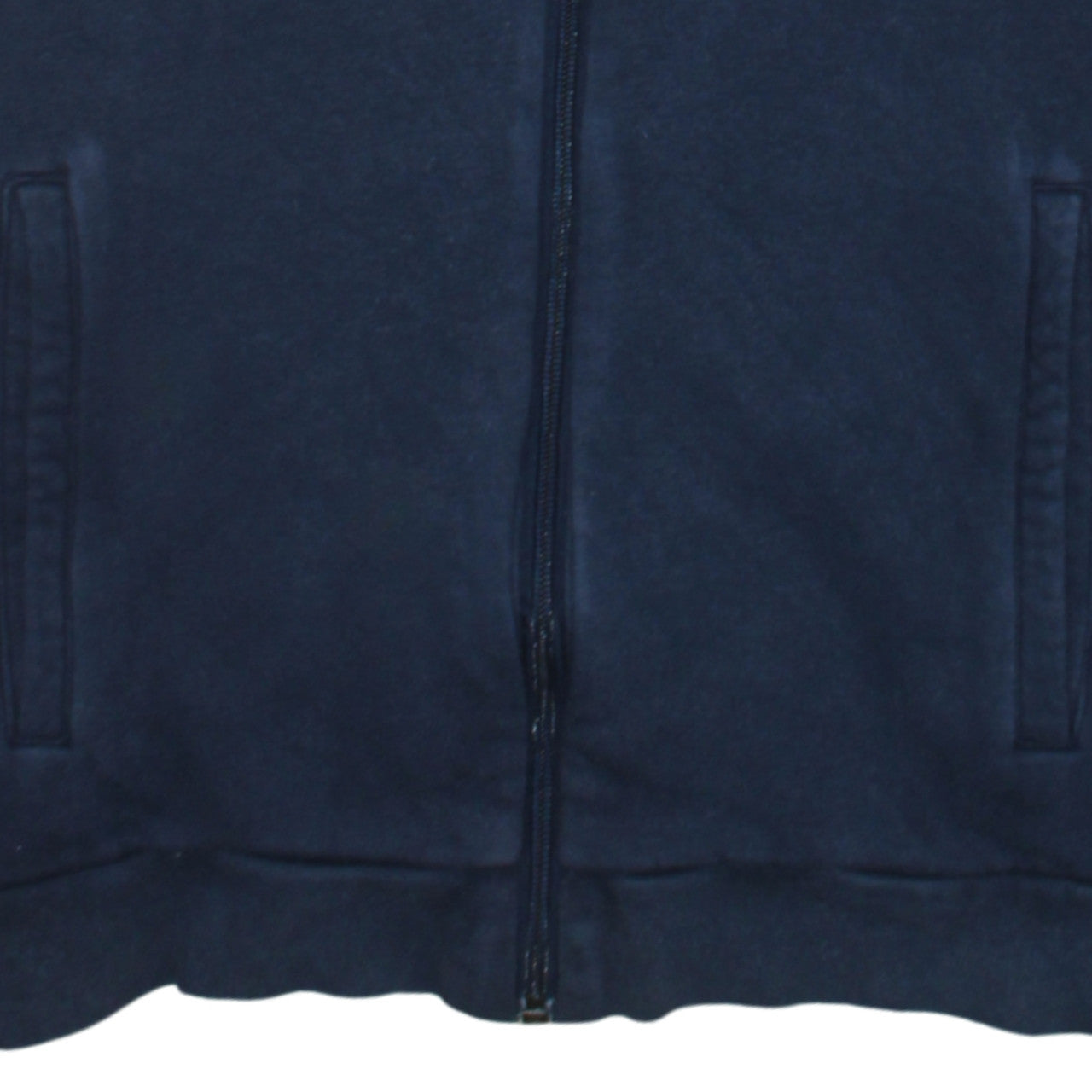 Adidas Mens Blue Full Zip Hooded Sweatshirt Hoodie Size M