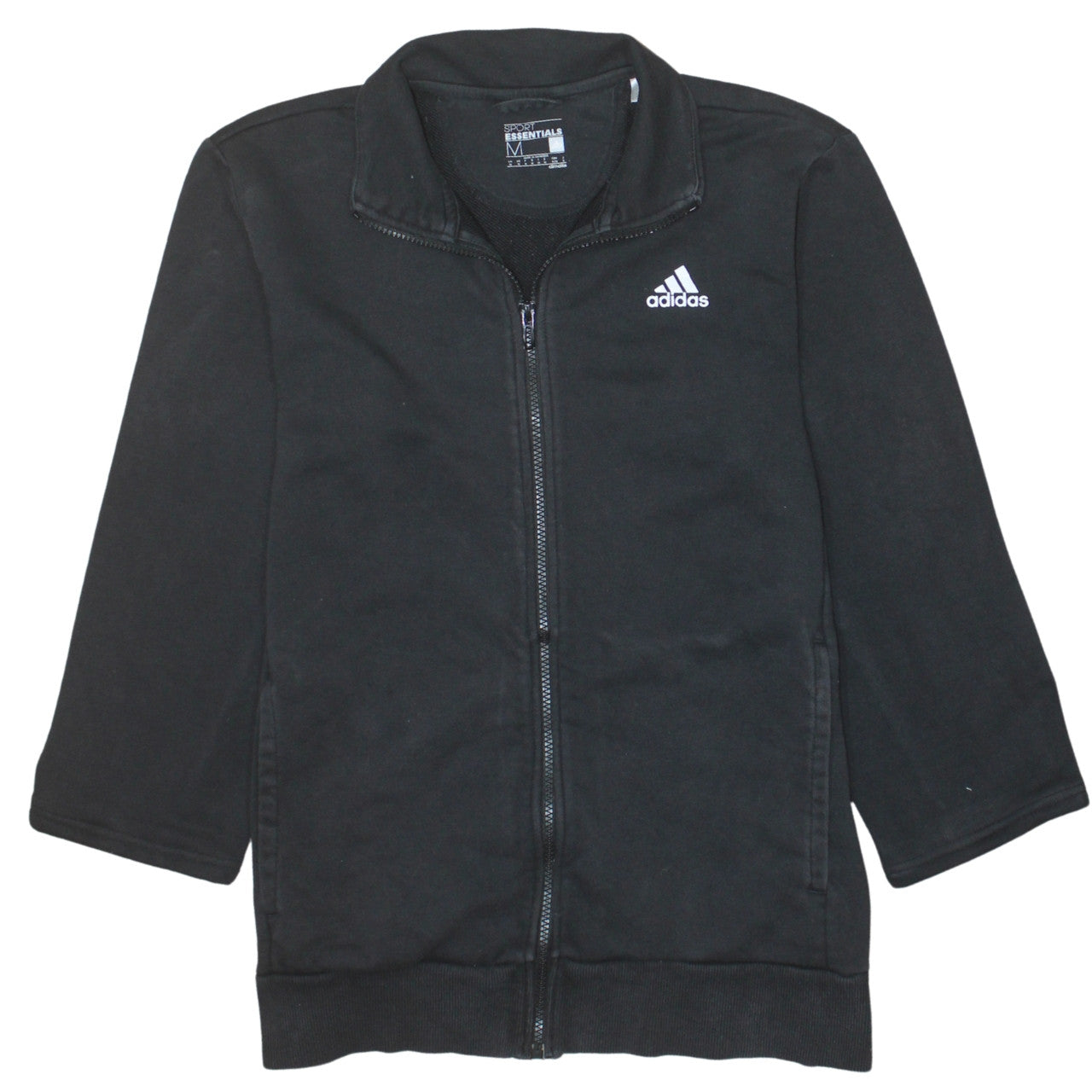 adidas Men's Black Medium Sport Essentials Track Jacket