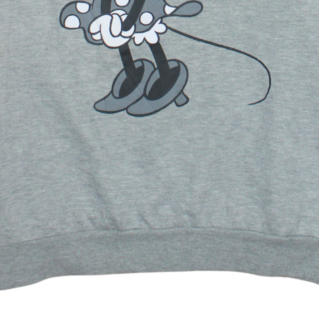 Disney Women Grey Minnie Mouse Pullover Sweatshirt XL
