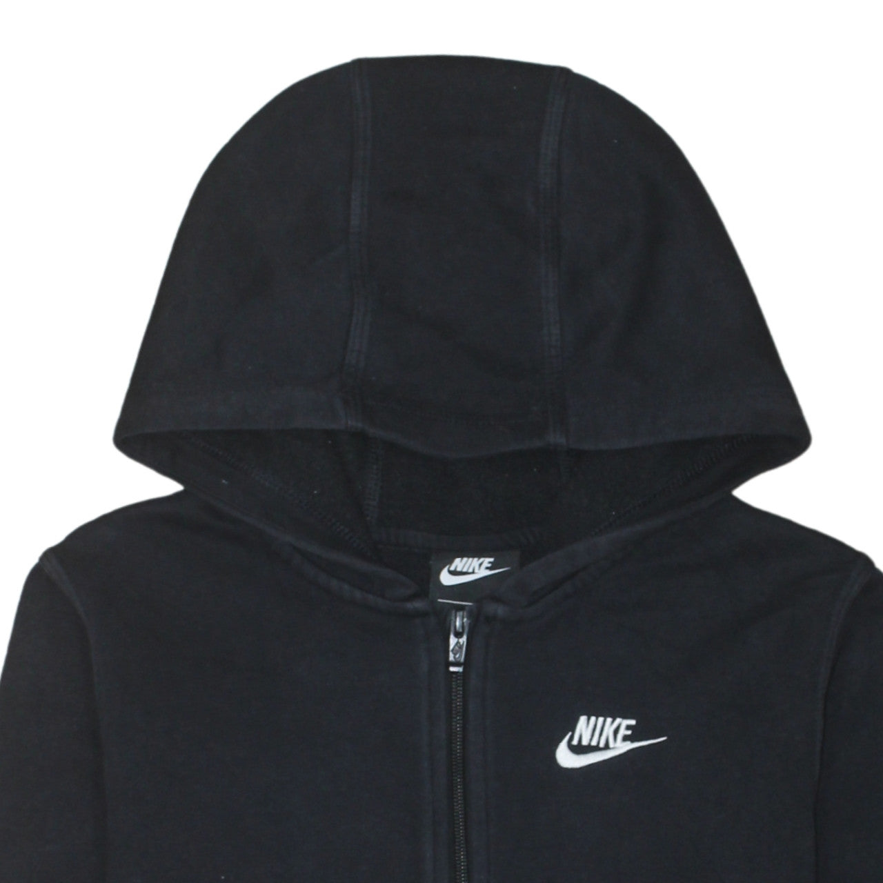 Nike Boys Black XL Full Zip Fleece Hoodie Sweatshirt