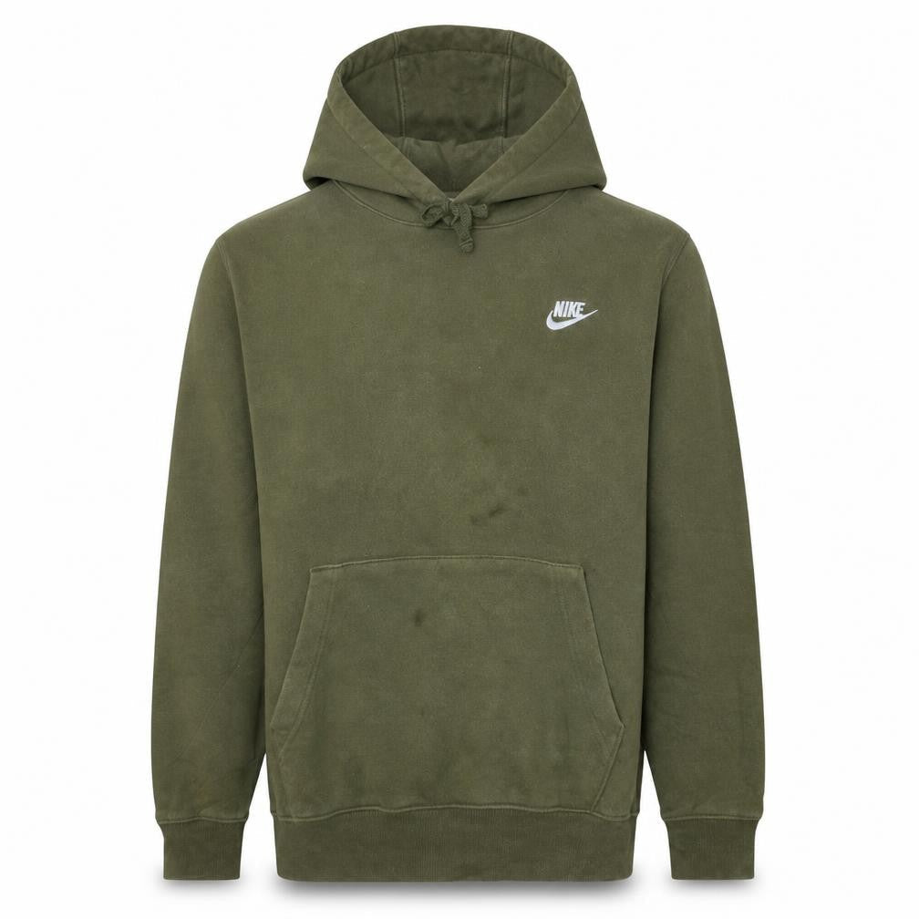 Nike Mens Green Pullover Hoodie Size S Sports Fleece Sweatshirt