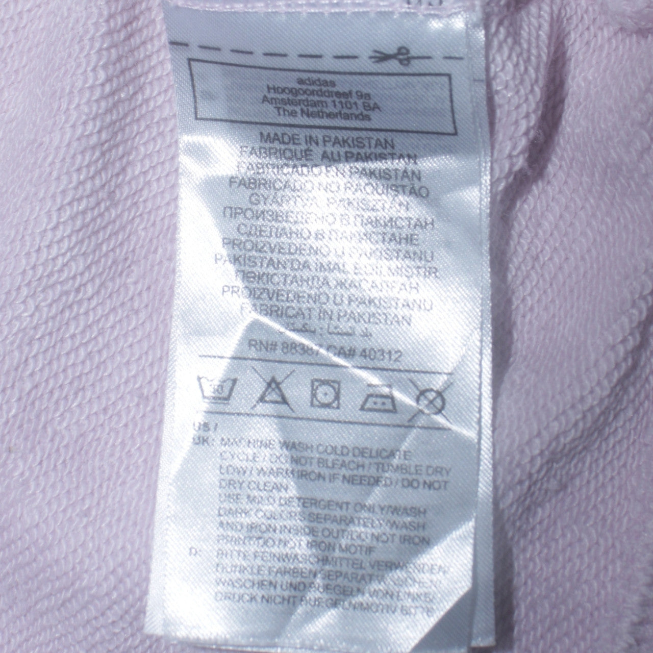 Adidas Women White Athletic League Sweatshirt UK 10 Crew Neck