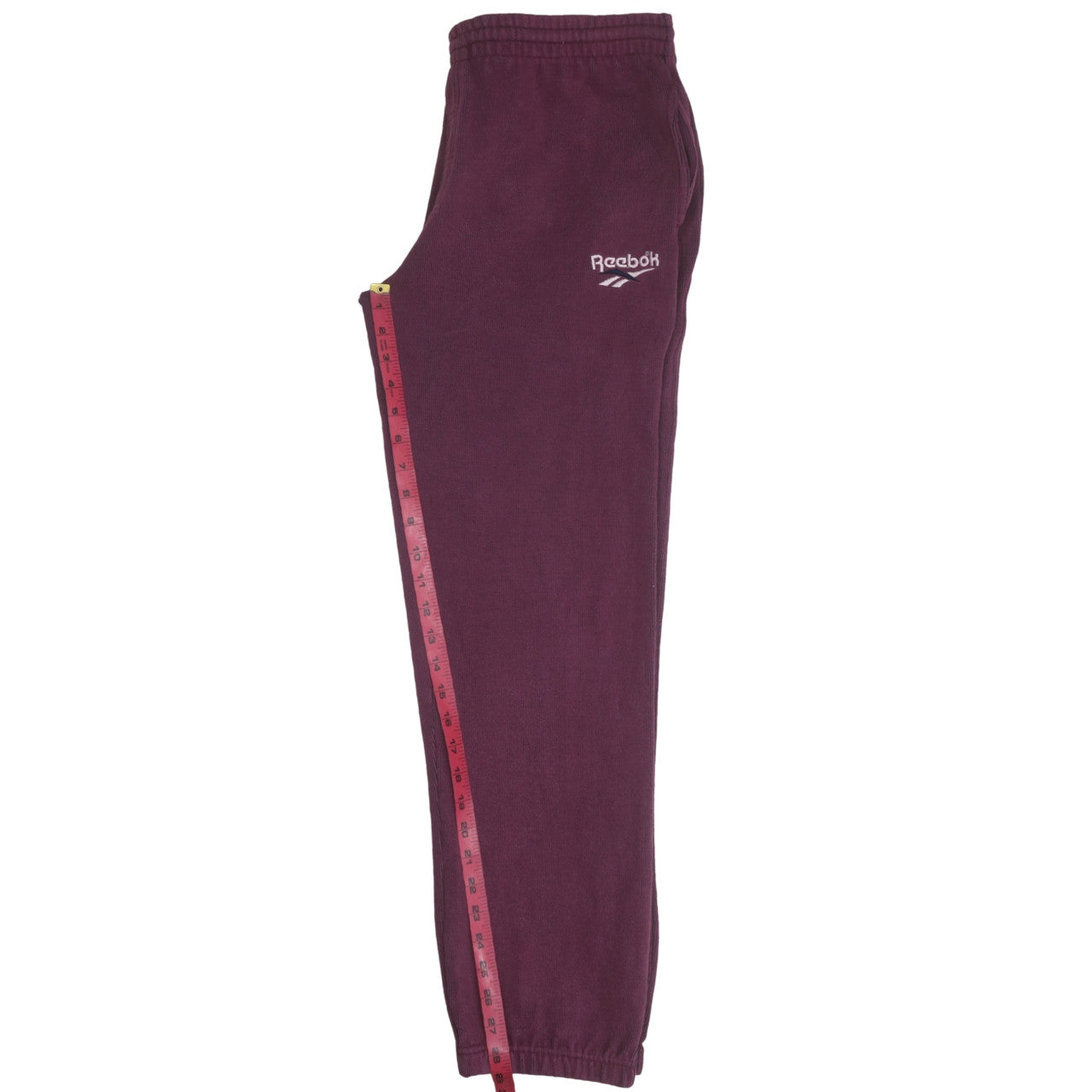 Reebok Women Purple Fleece Sweatpants S Comfort Fit
