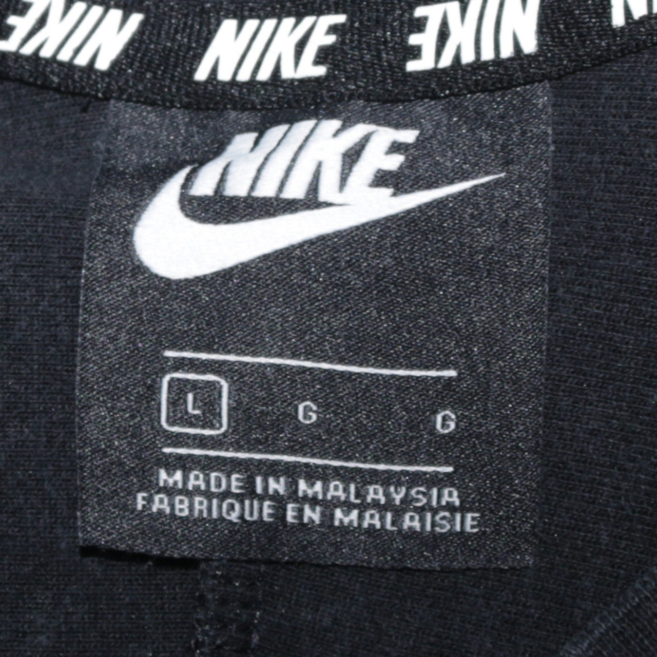 Nike Women Black Logo Crew Neck Pullover Sweatshirt Size L