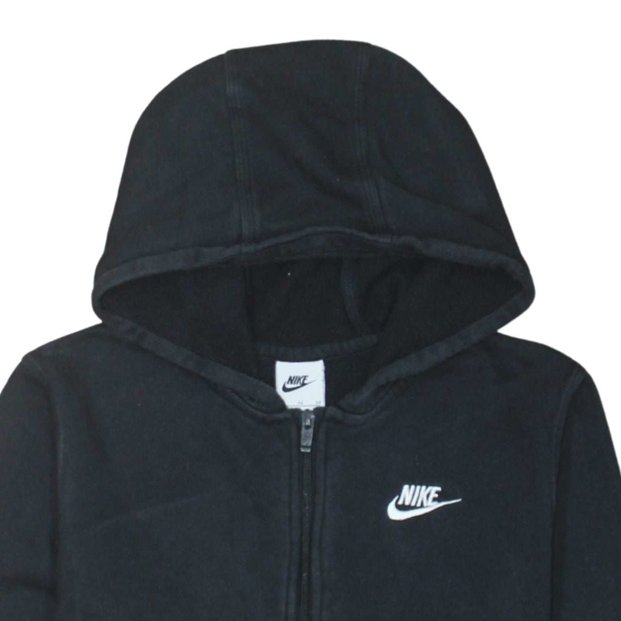 Nike Boys Black XL Full Zip Fleece Hoodie Sweatshirt