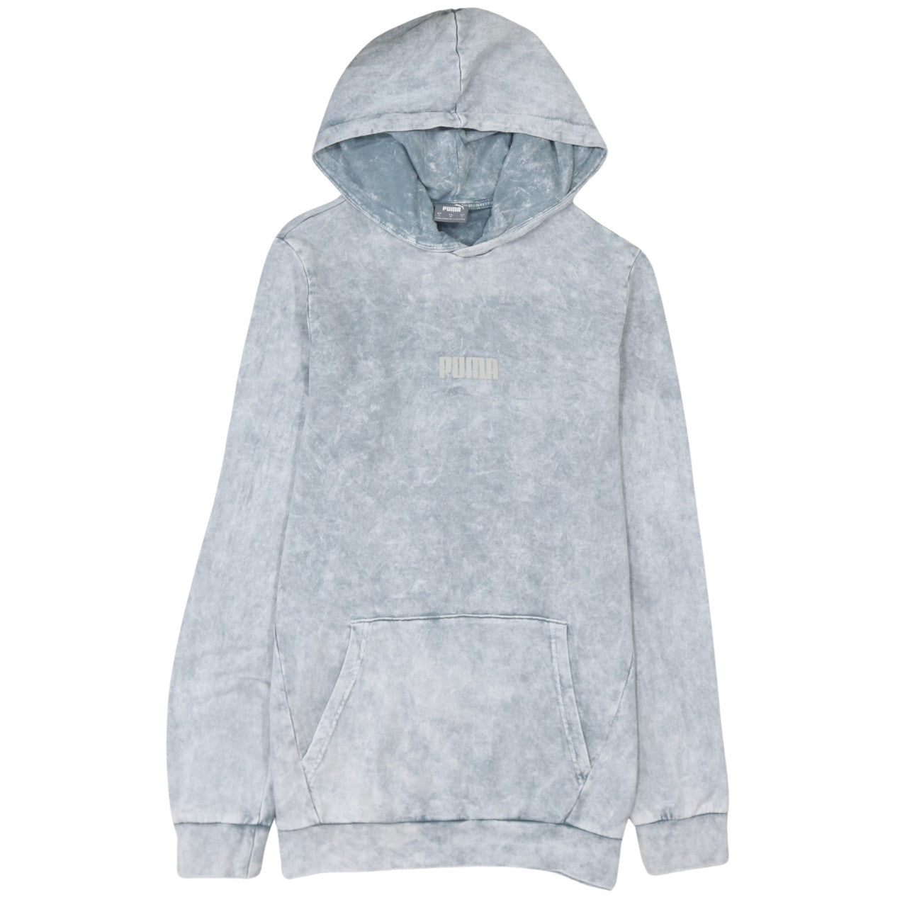 Puma Men's Grey Pullover Hoodie Size S Regular Fit Sportswear