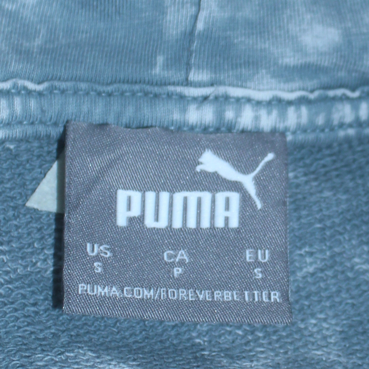 Puma Men's Grey Pullover Hoodie Size S Regular Fit Sportswear