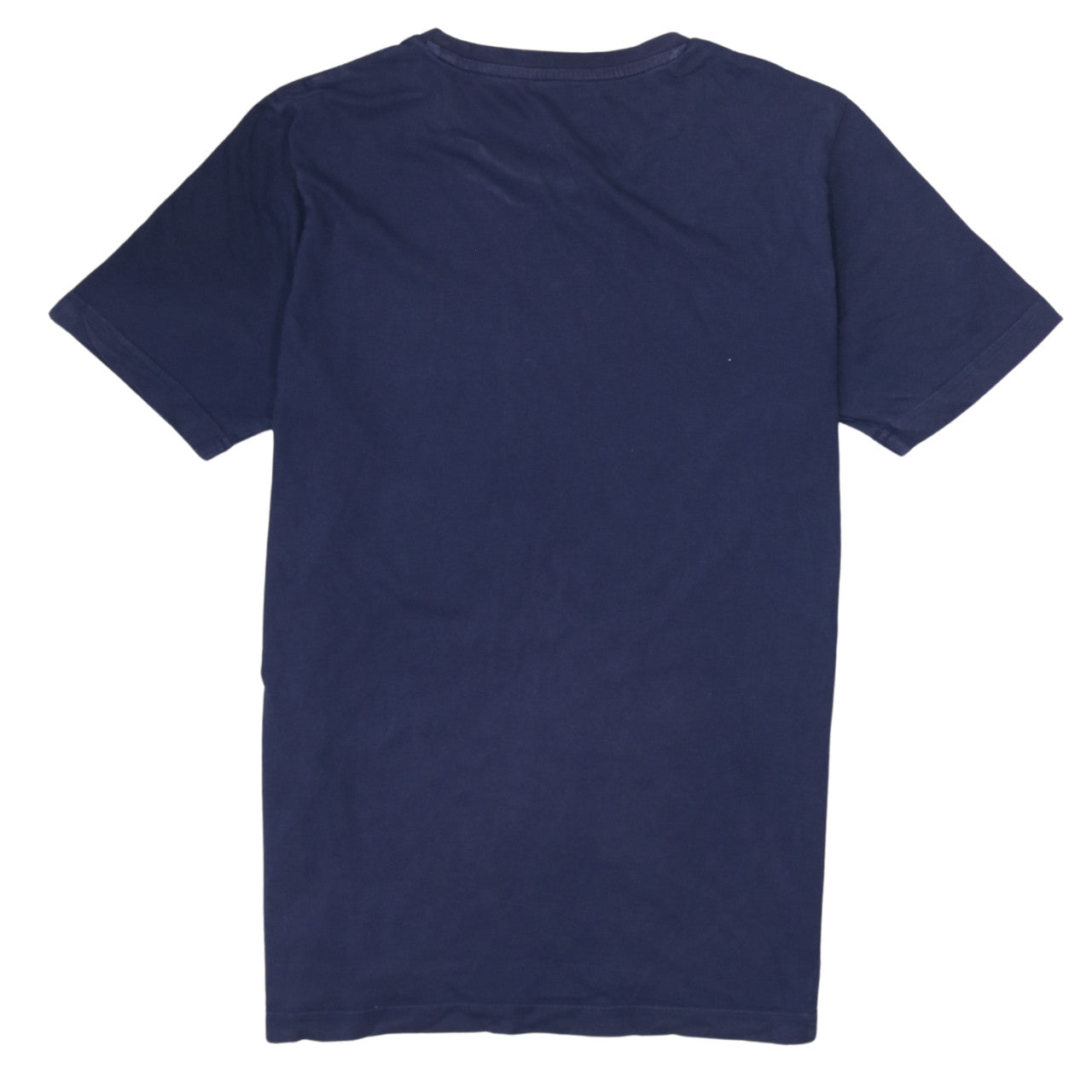 Puma Men's Blue Graphic Print Crew Neck Cotton T-Shirt Size M