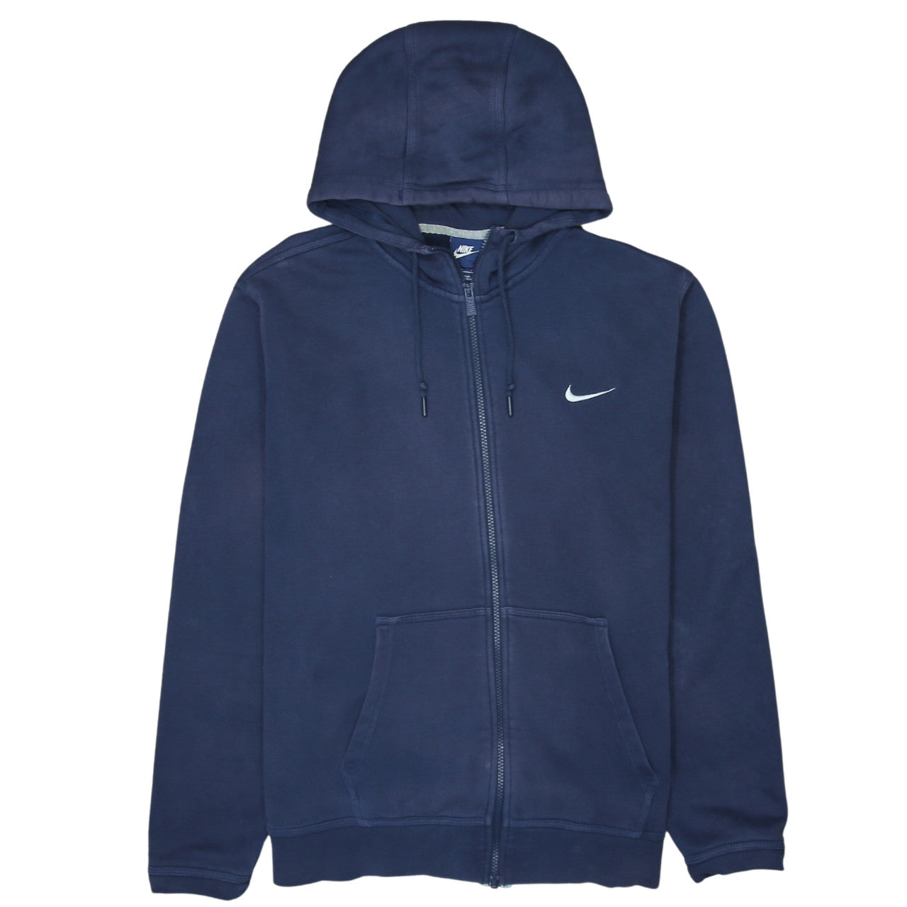 Nike Men's Blue Full Zip Hoodie XL Fleece Sweatshirt