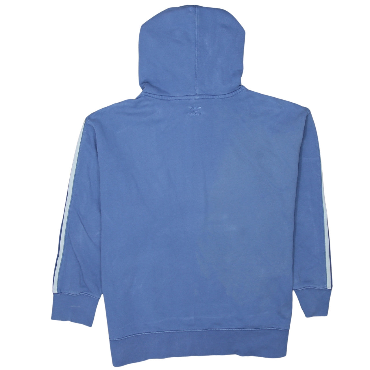 Adidas Women Blue Pullover Hoodie Size 18 Logo Hooded Sweatshirt