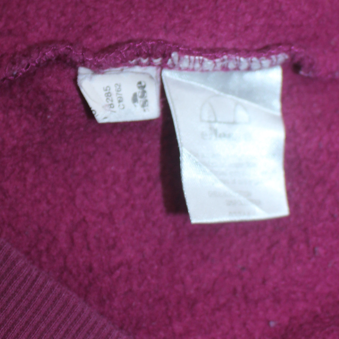 Ellesse Women's Purple Hooded Pullover Hoodie UK 6 Logo Print Casual