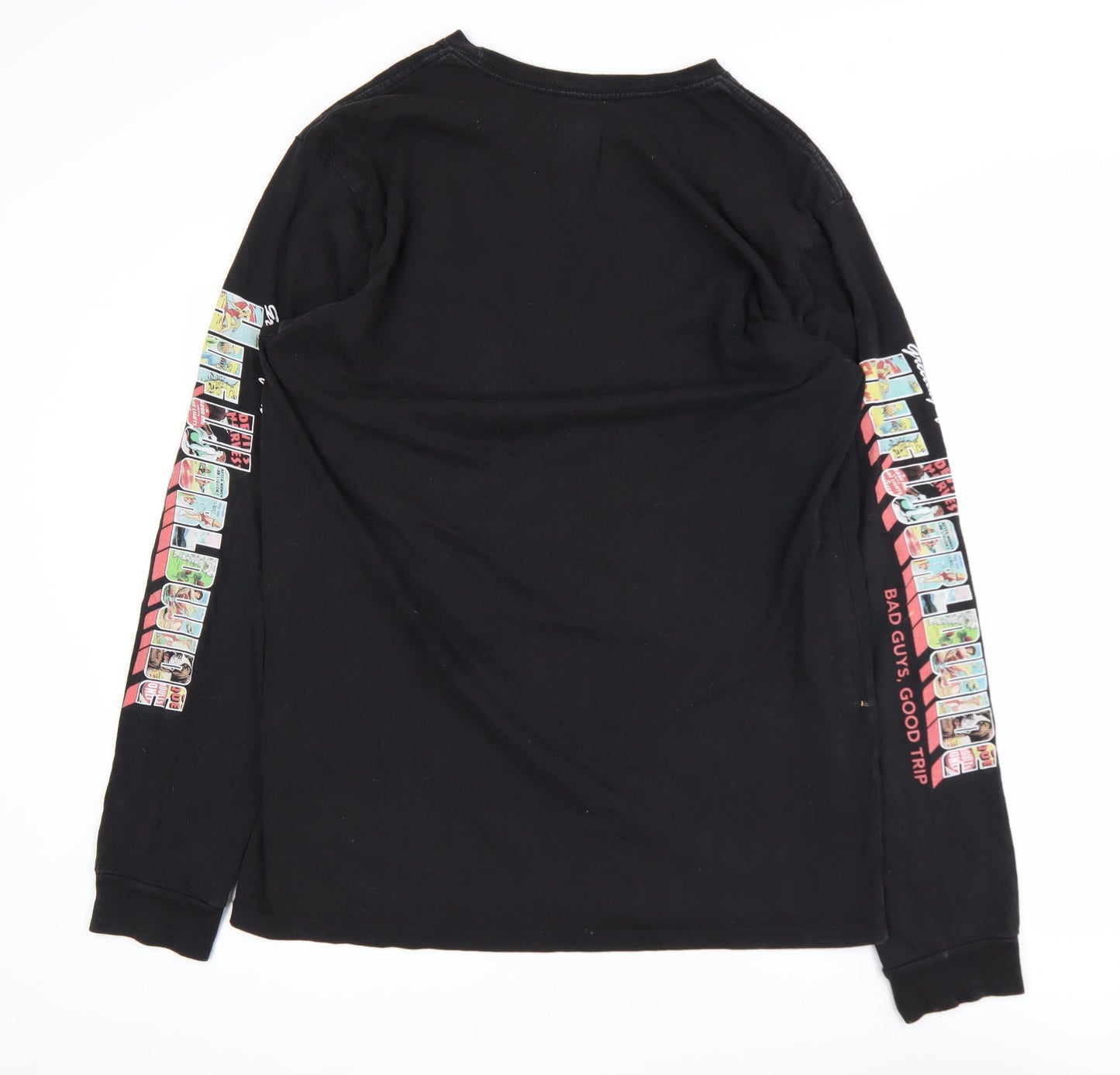 HUF Men's Black XL Long Sleeve Graphic T-Shirt