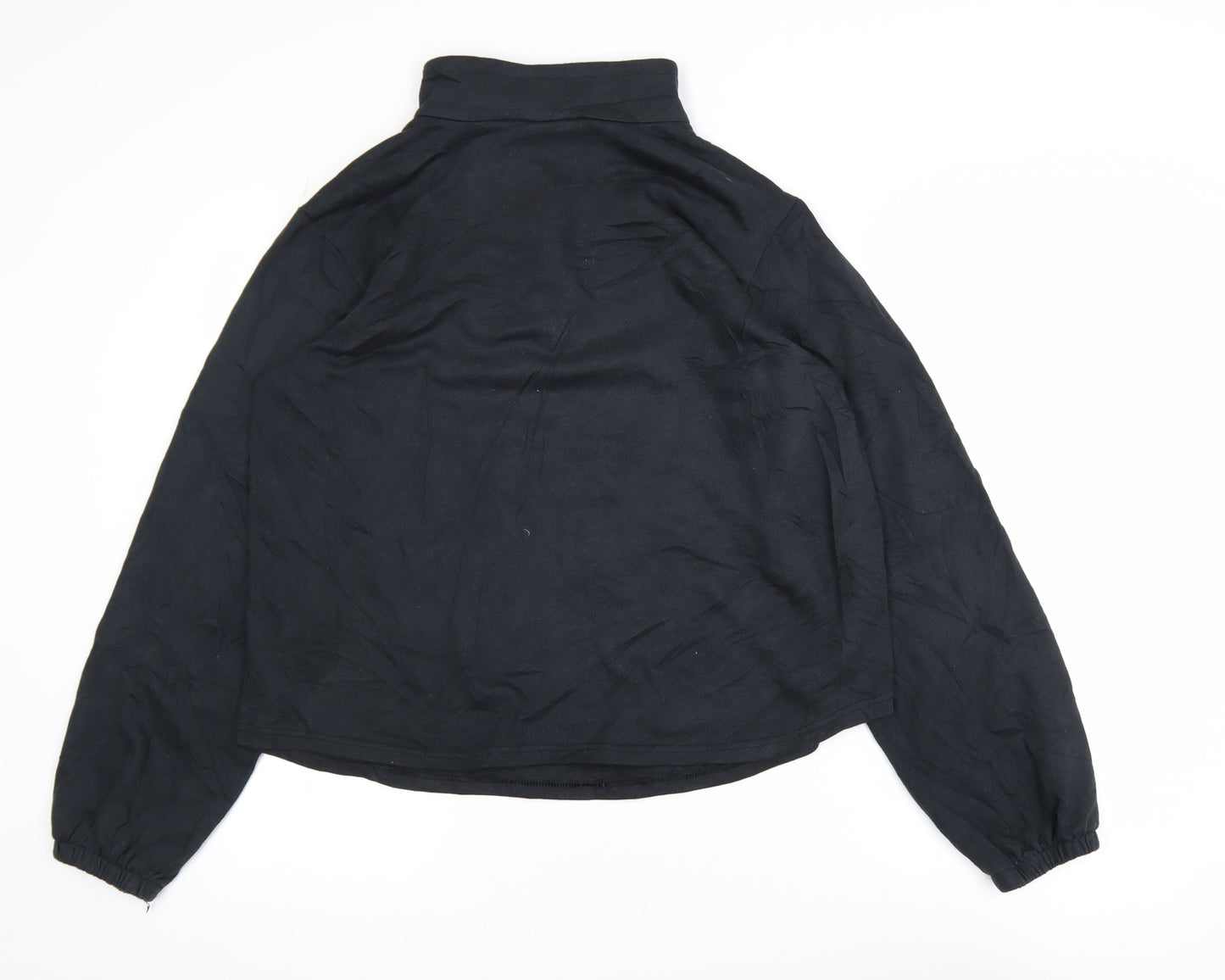 Columbia Womens Black L 1/2 Zip Pullover Sweatshirt
