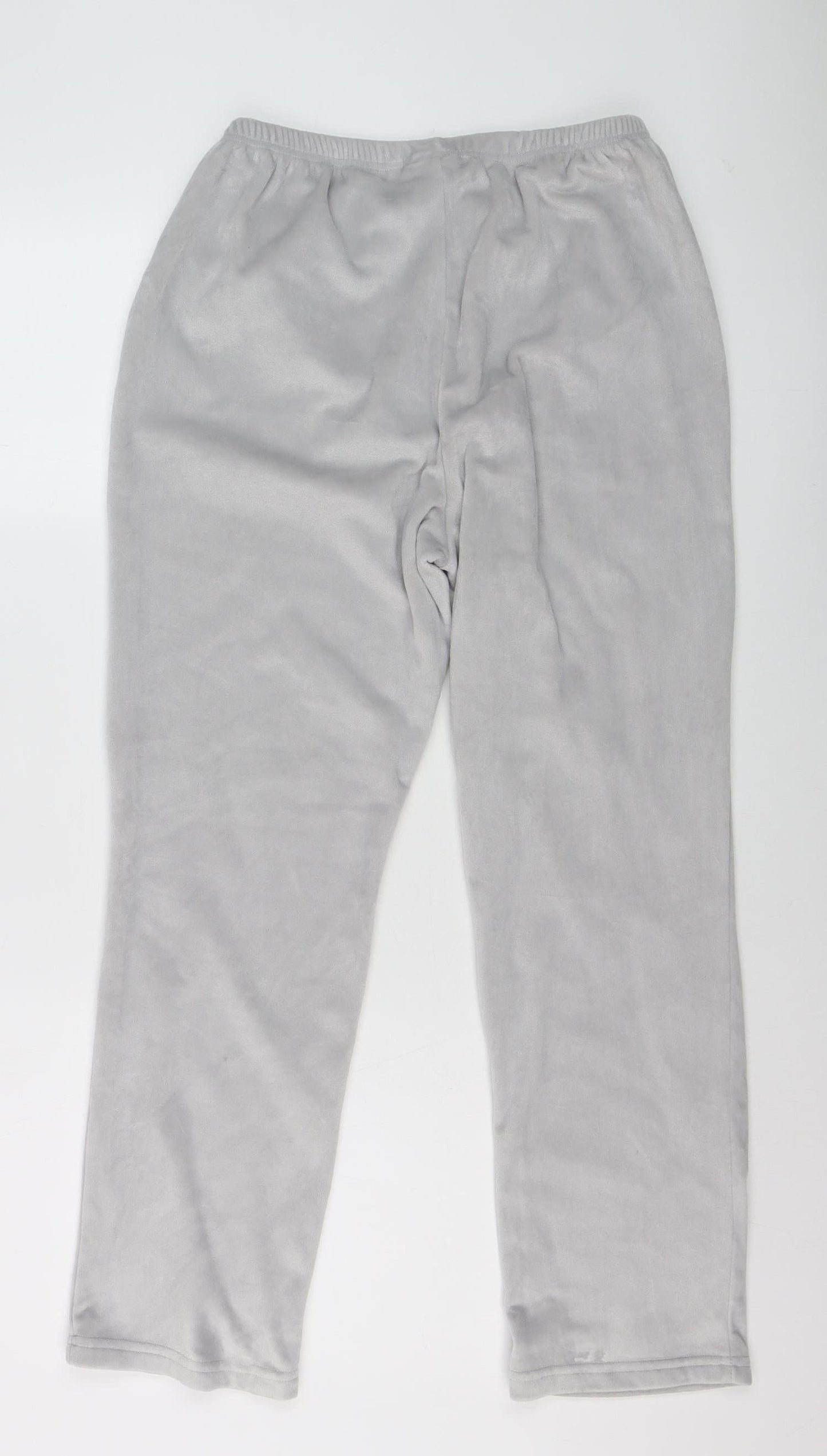 Admas Women Grey Fleece Pyjama Pants S Winter Lounge Trousers