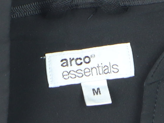 Arco Essentials Men's Black Softshell Jacket M Workwear Outdoor Zip Up
