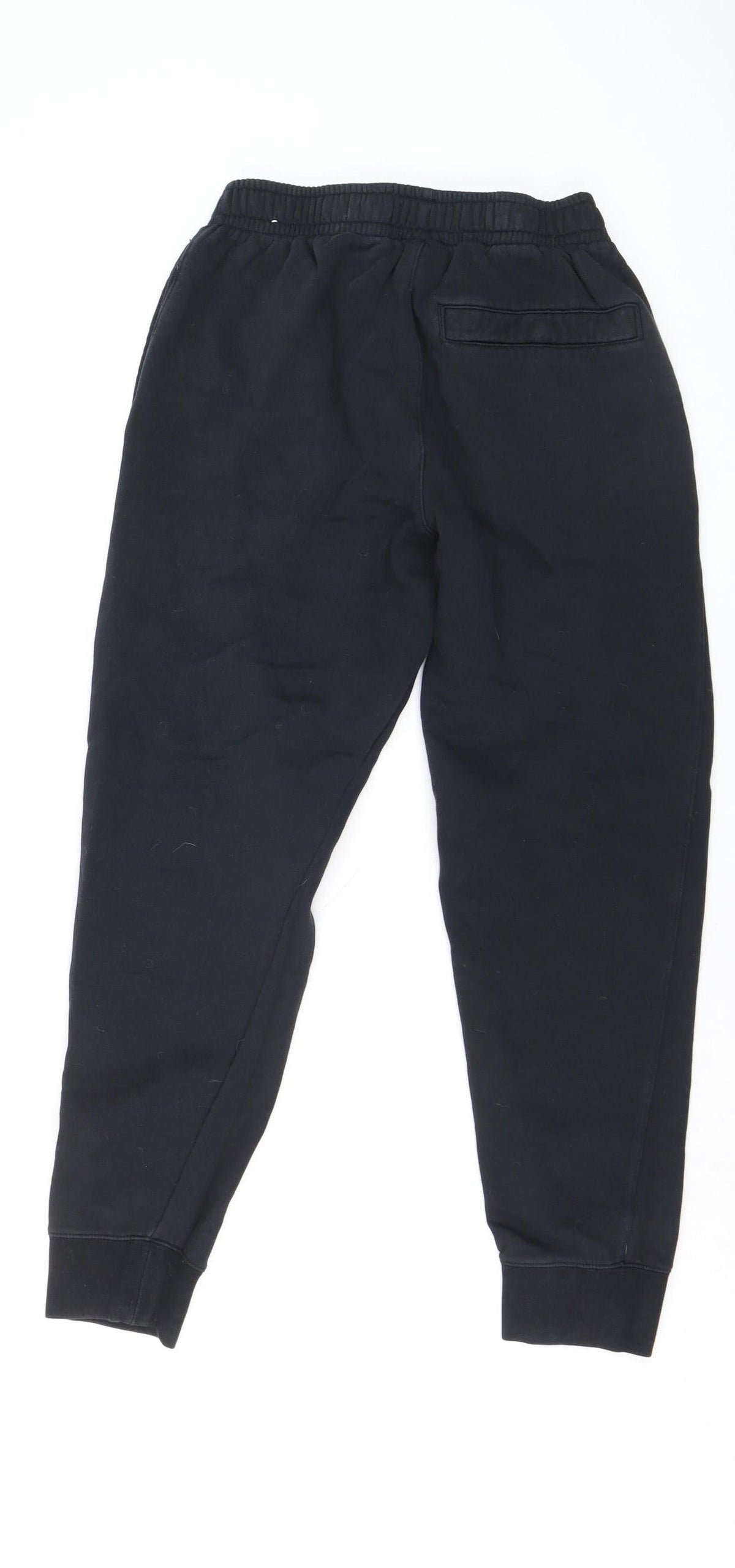 Nike Women's Black Jogger Trousers S Regular Fleece Cotton Blend