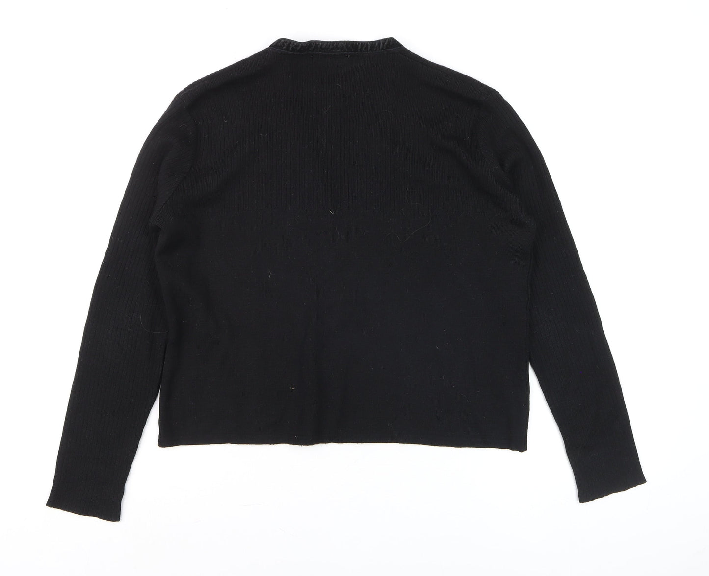 Next Women’s Black V-Neck Button Cardigan Size 14